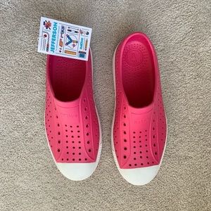 Girls Native shoes size 5.